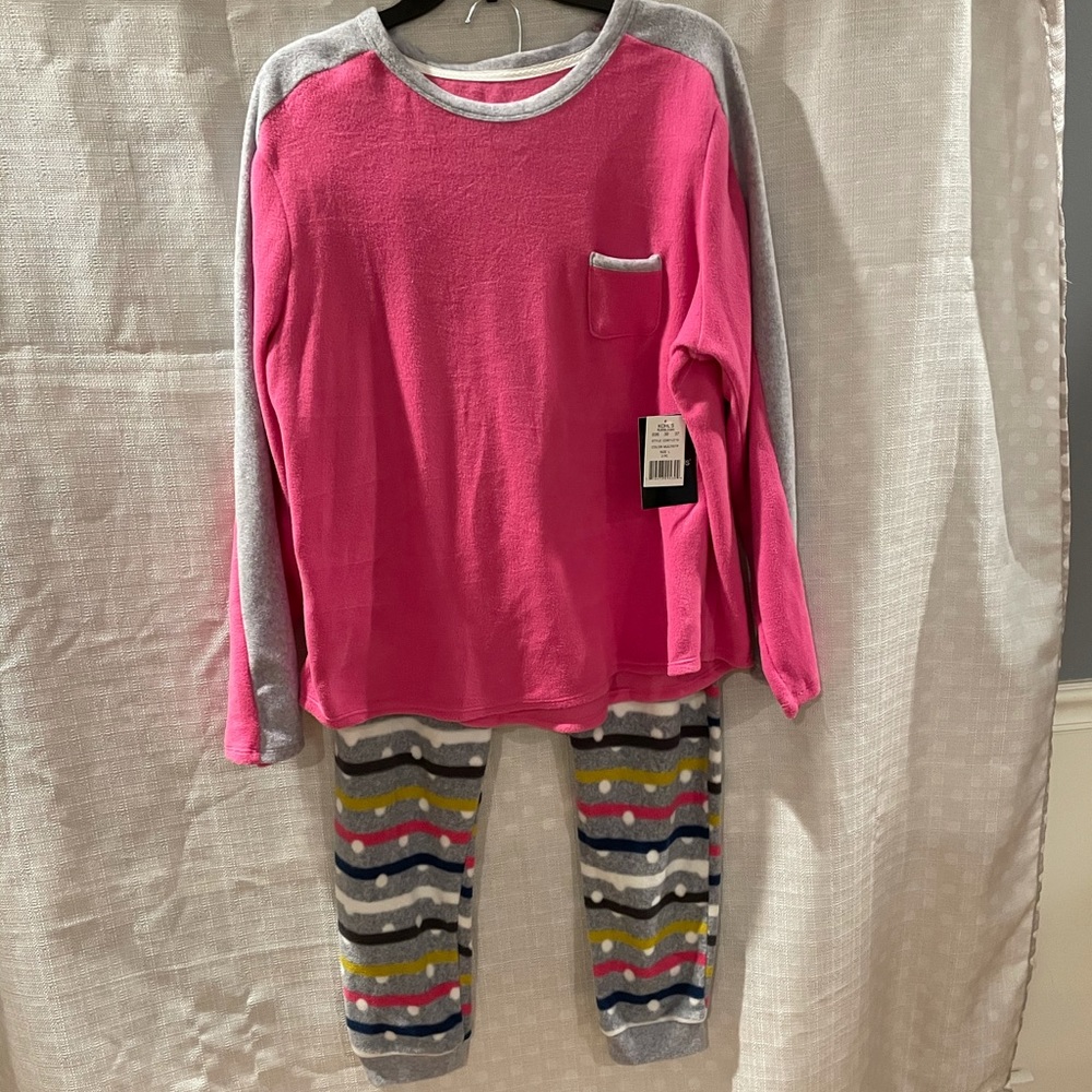 Cuddle duds fleece pajamas, new with tags